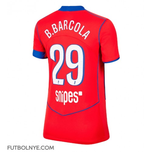 Camiseta Paris Saint-Germain Bradley Barcola #29 Tercera Equipación para mujer 2025-26 manga corta